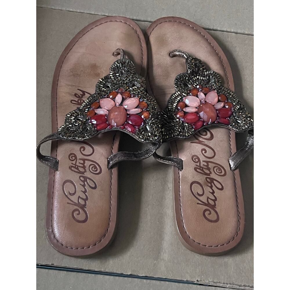 Naughty Monkey Embelished sandals size 8 - Picture 3 of 3